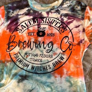 Salem Tie Dye Halloween Shirt